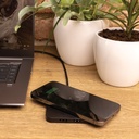 RCS recycled plastic 10W Wireless charger with USB Ports