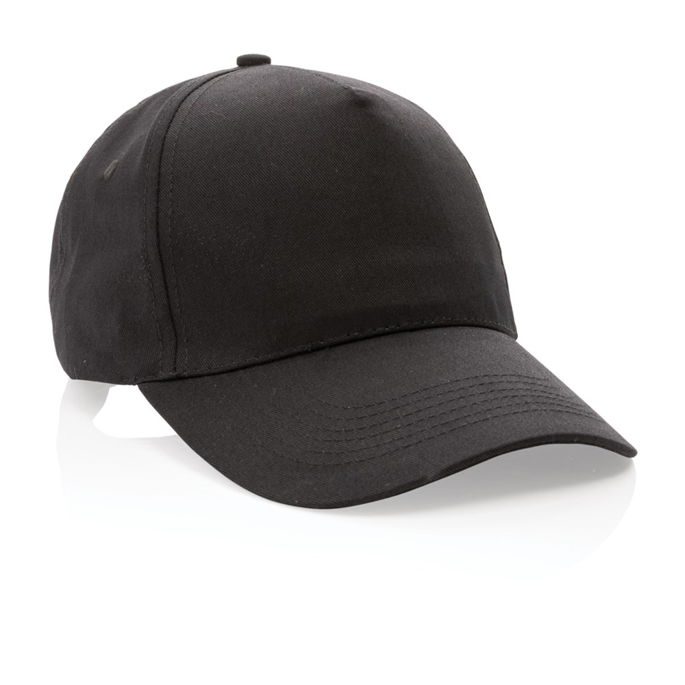 Impact 5 panel 190gr Recycled cotton cap with AWARE™ tracer