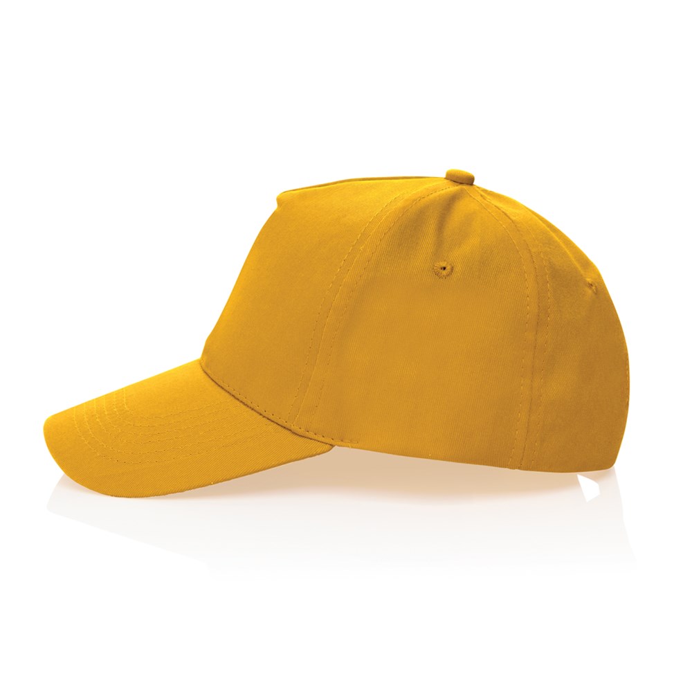 Impact 5 panel 190gr Recycled cotton cap with AWARE™ tracer