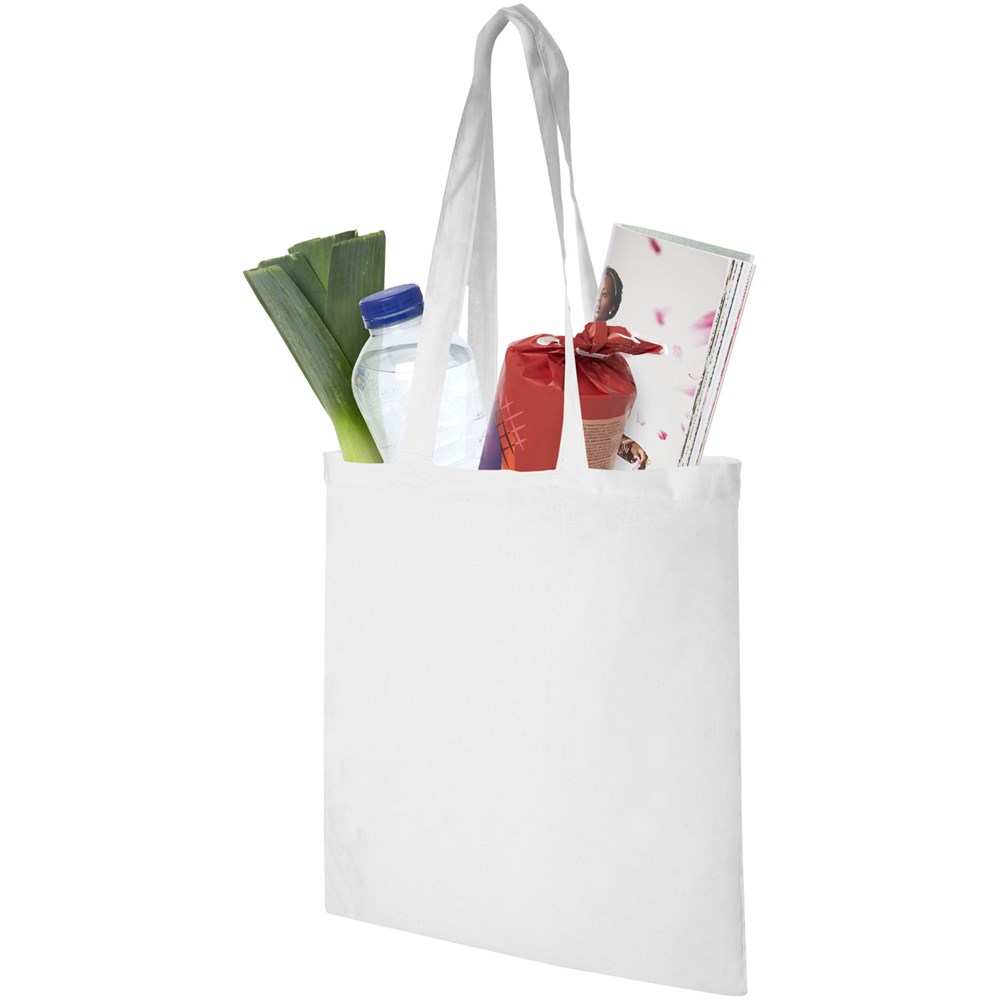 Madras 140 g/m² cotton tote bag 7L