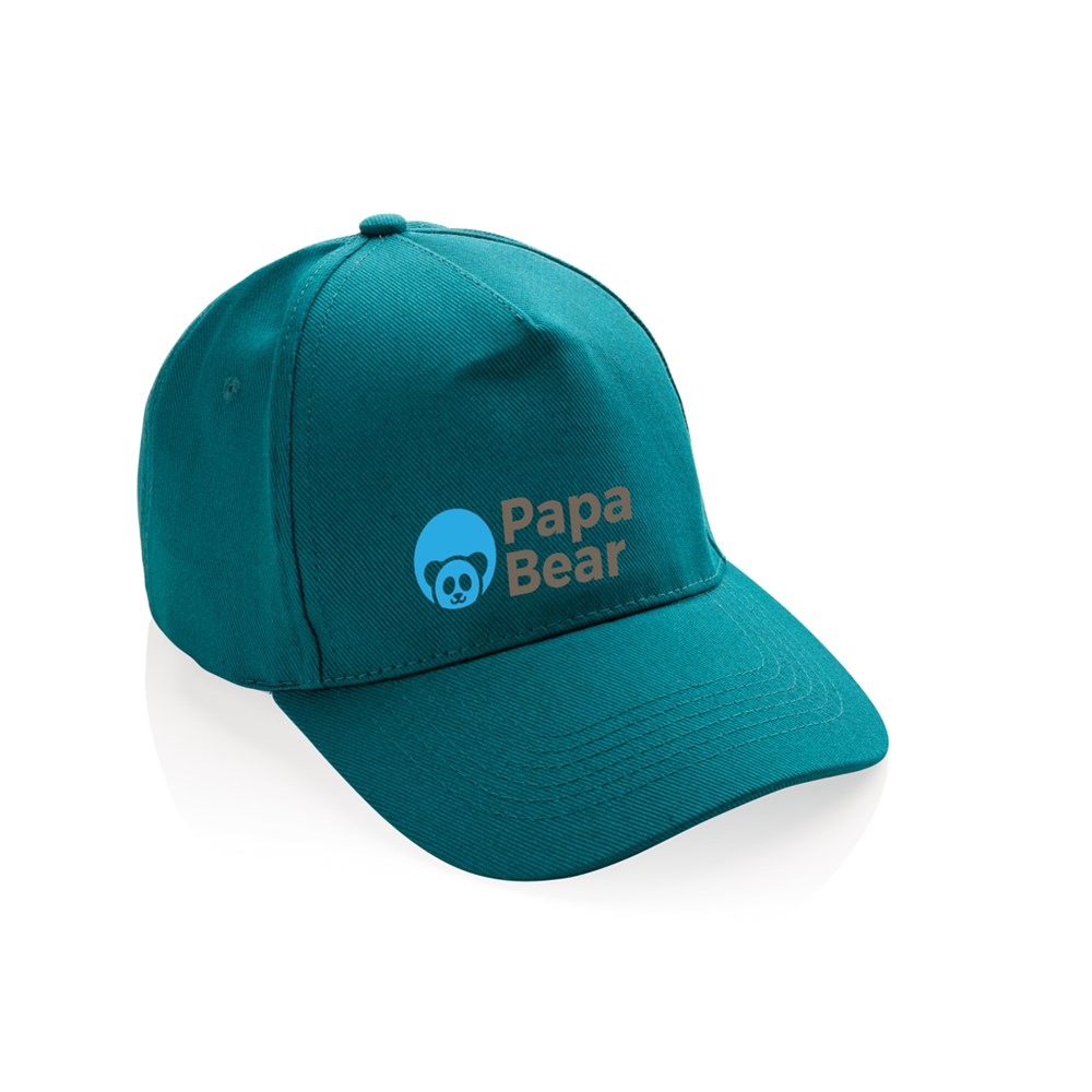 Impact 5panel 280gr Recycled cotton cap with AWARE™ tracer