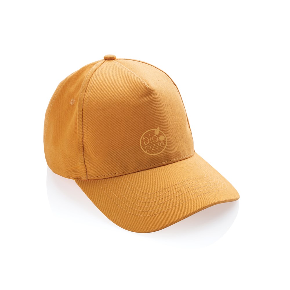 Impact 5panel 280gr Recycled cotton cap with AWARE™ tracer