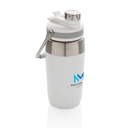 Vacuum stainless steel dual function lid bottle 500ml