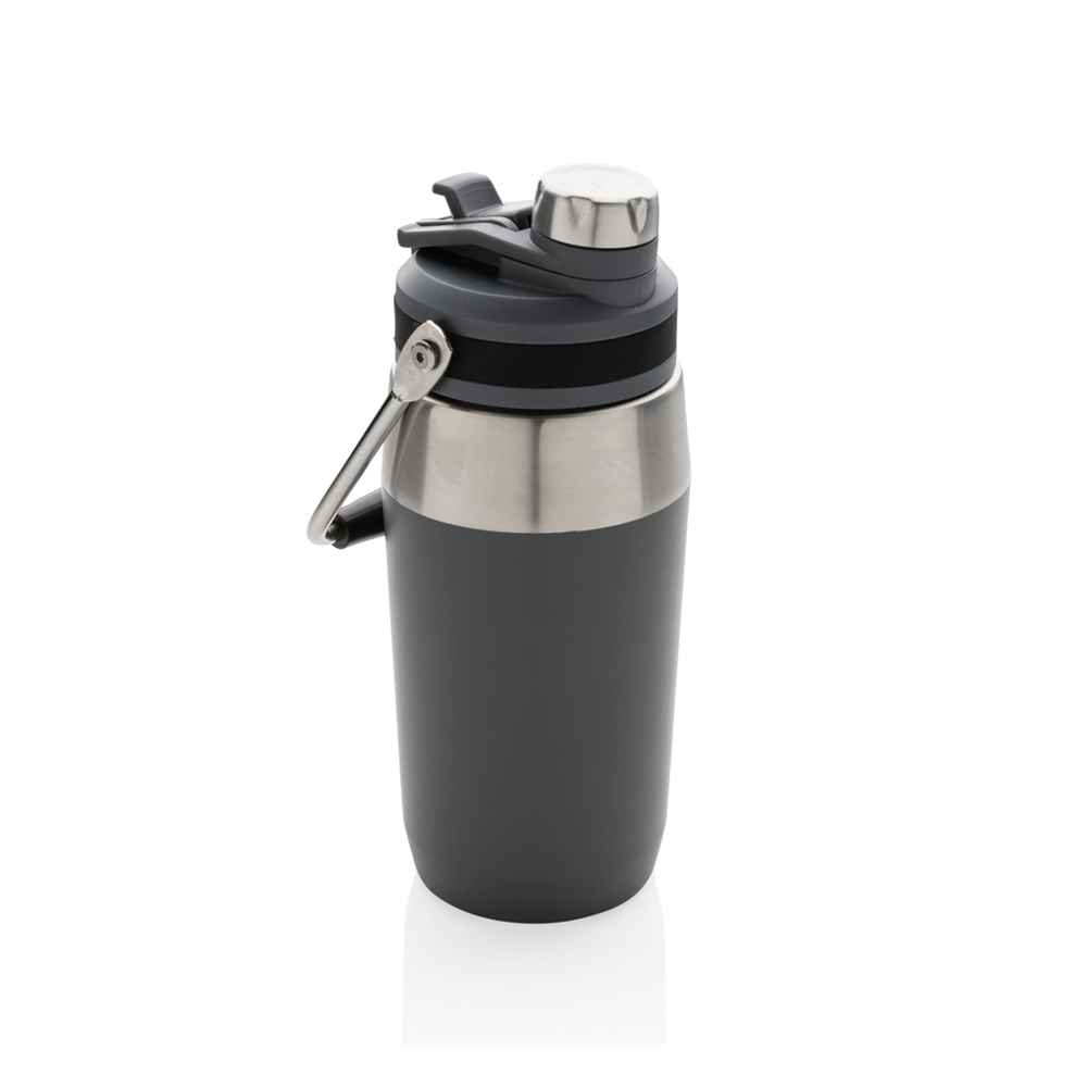 Vacuum stainless steel dual function lid bottle 500ml