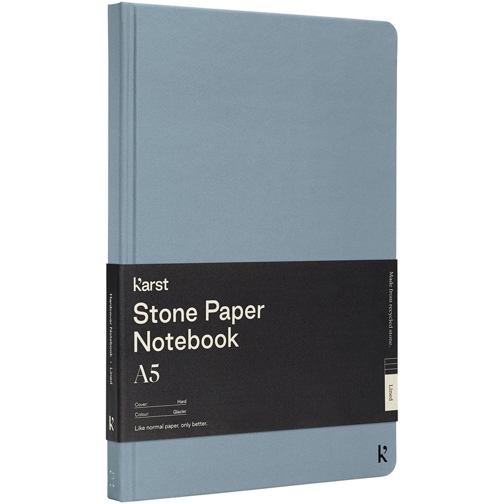 Karst® A5 stone paper hardcover notebook - lined