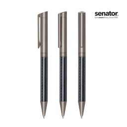[A30-S-013350104507carbon] senator® Carbon Line Black  twist ball pen